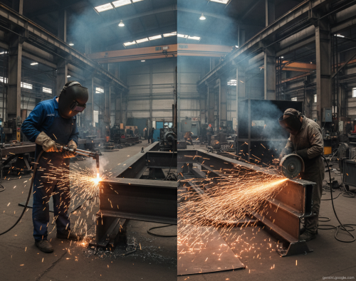 Резка газом, вулканитом, ленточнопильным станком