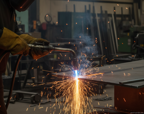 Резка газом, вулканитом, ленточнопильным станком